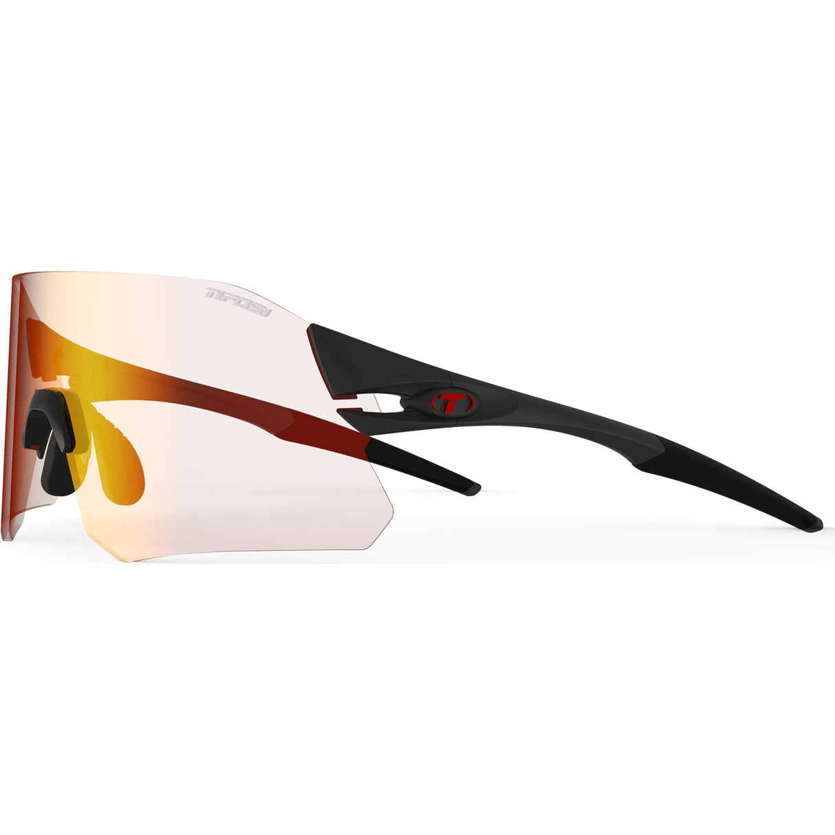 Tifosi Brille Rail Matte schwarzer Clarion Red Phototec (l xl)