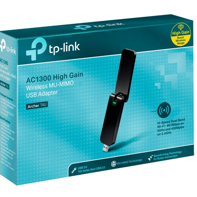 TP-Link Archer T4U AC1300 Wireless Dual-Band-USB-Adapter