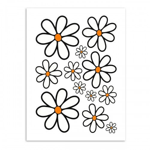 Transferset Magrites White Red 94x24cm
