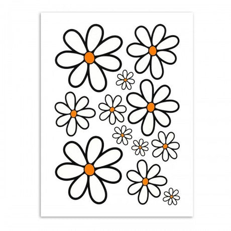 Transferset Magrites White Red 94x24cm