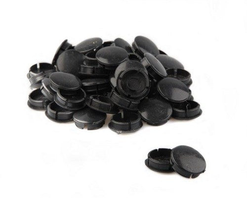 Tapa de cubierta Vinty de Miranda para cigüeñal Spieloos Ø25 mm Black 50pcs.