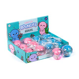 Axolotl hochspringender, blinkender LED-Hüpfball