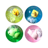 Springtime-Feder-Ente, stark springender, blinkender LED-Hüpfball