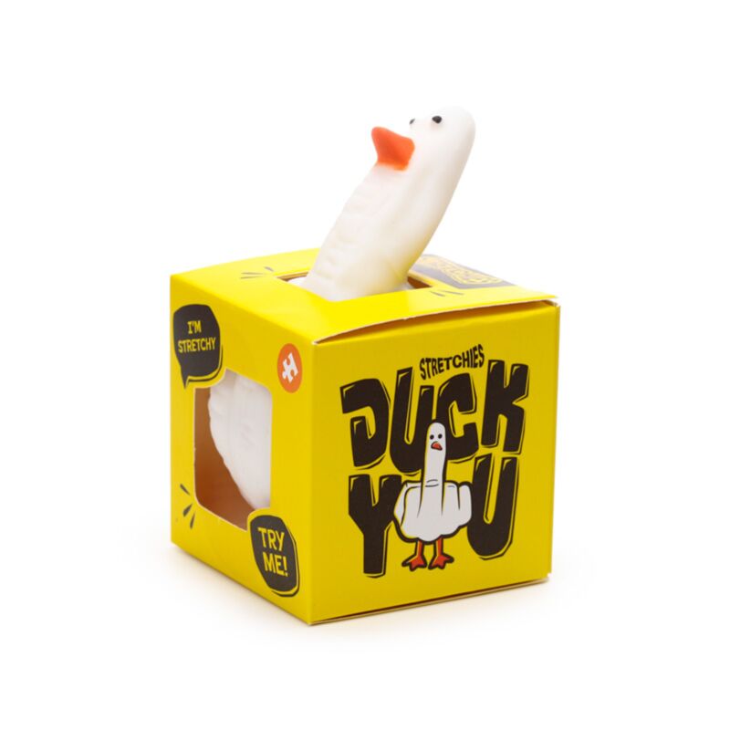 Dehnspielzeug-Ente, du