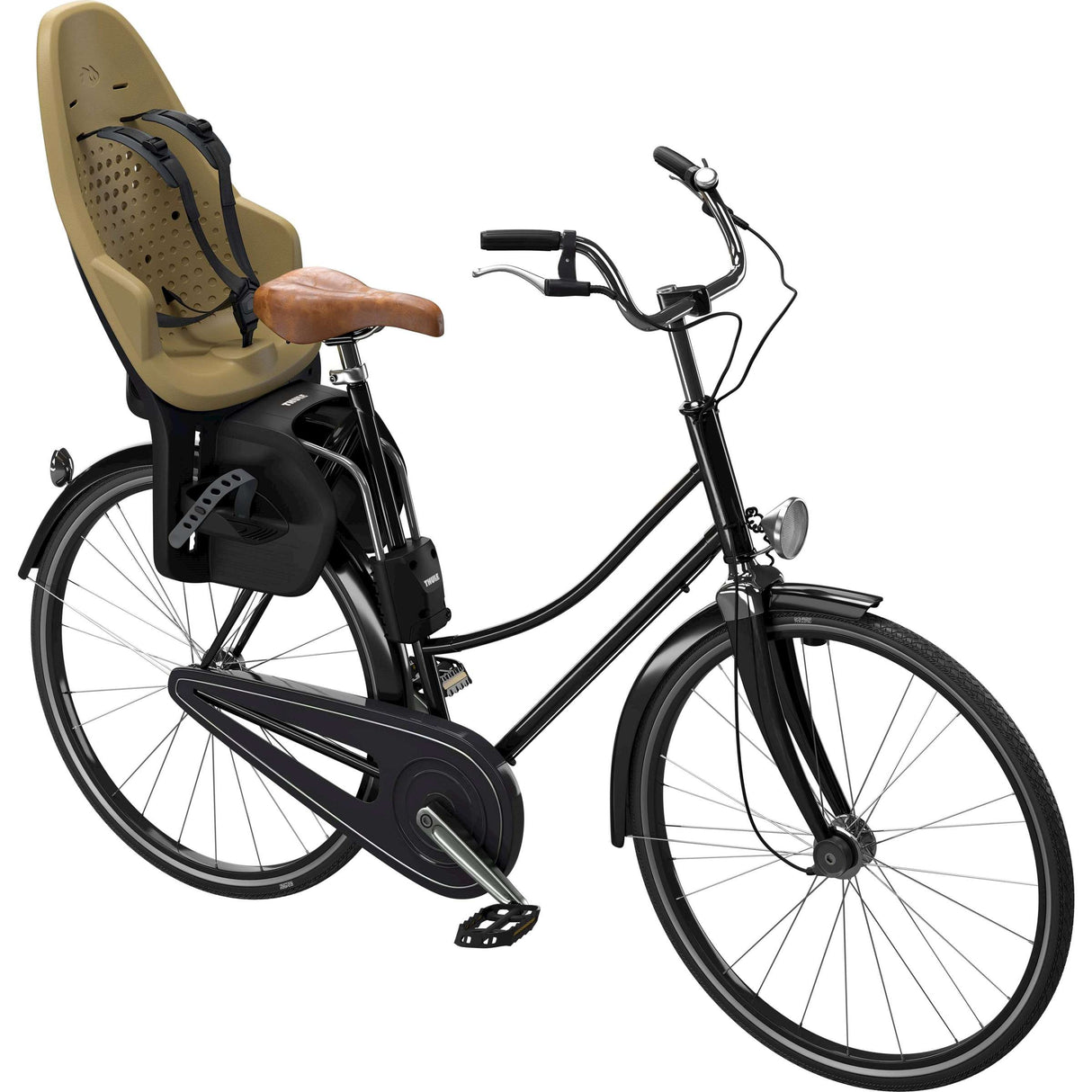 Yepp Thule Rücksitz 2 Maxi Rahmenmontage Fennel Tan