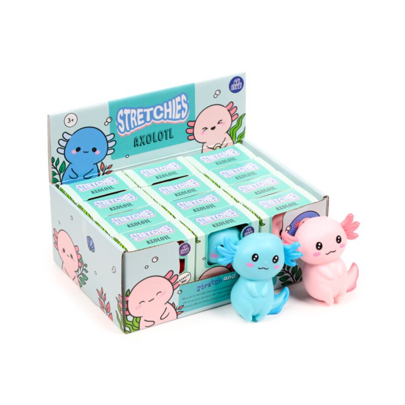 Stretch-Quetschspielzeug Axolotl