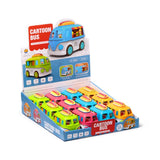 Cartoon-Food-Stall-Reibungs-Push-Pull-Action-Spielzeug