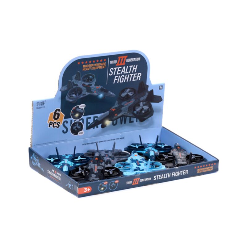 Stealth-Kampfjet-Reibungs-Push-Pull-Action-Spielzeug