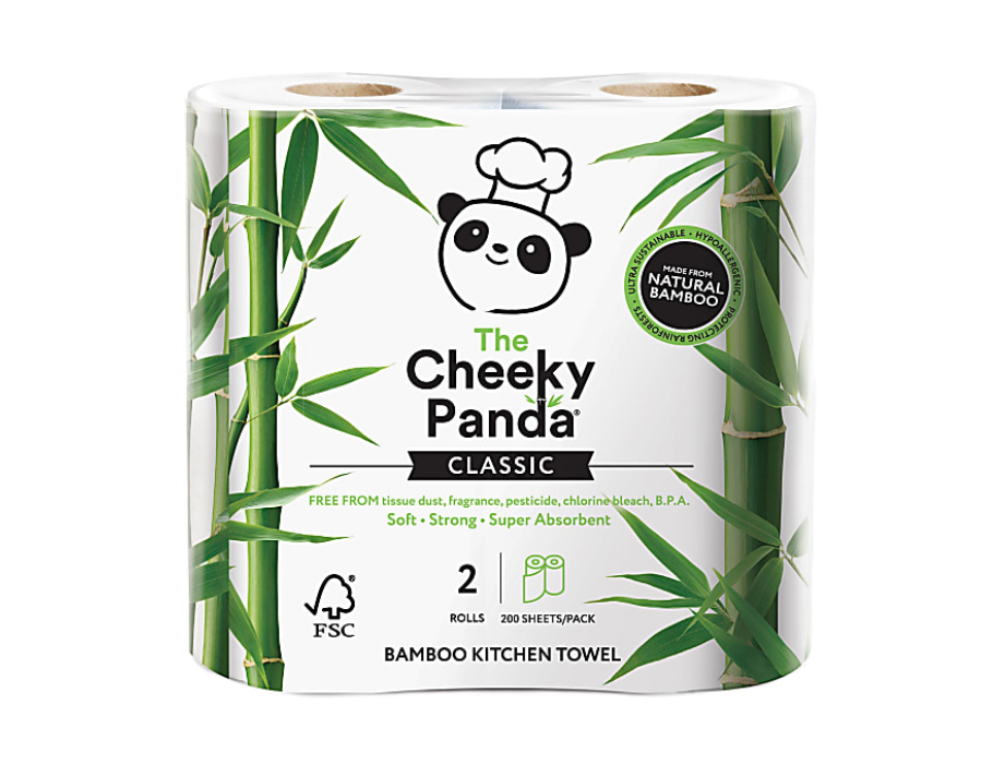 Das freche Panda -Küchenpapier - FSC Bambus - 2 -laags - 2st