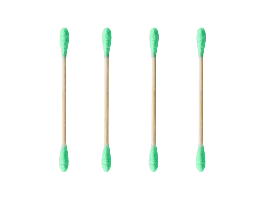 Die Öko-Gang-Wattestäbchen – 100 Stück – grün