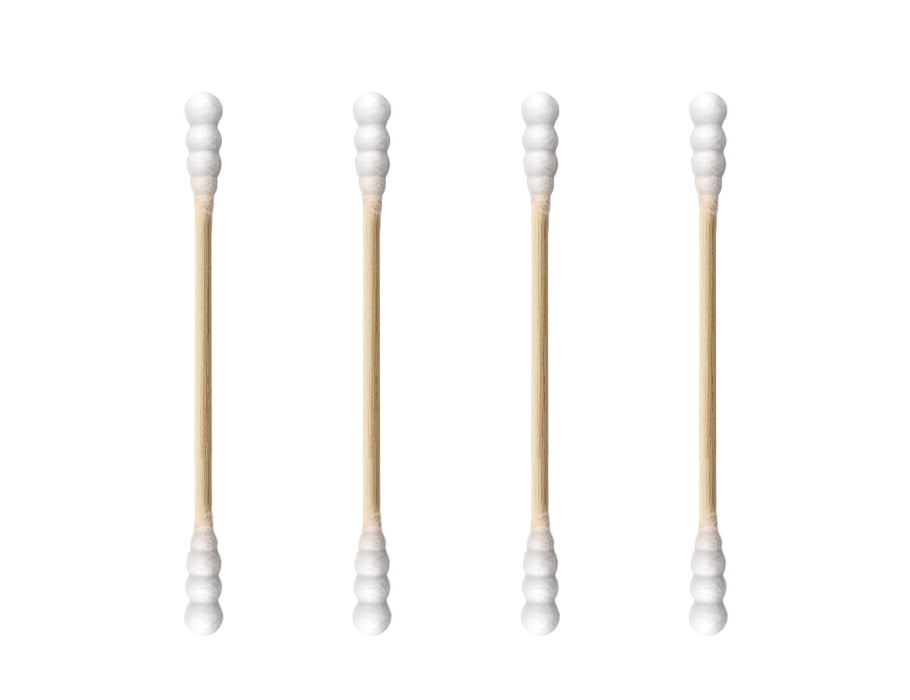 Die Eco Gang Wattestäbchen – Spiralform – Weiß