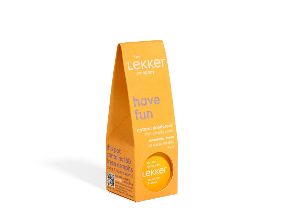 Die Lekker Company Deodorant - Mandarin Citroen - viel Spaß