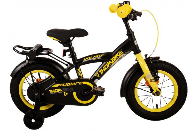 Volare Thombike Kinderbike - Jungen - 12 Zoll - Schwarzgelb