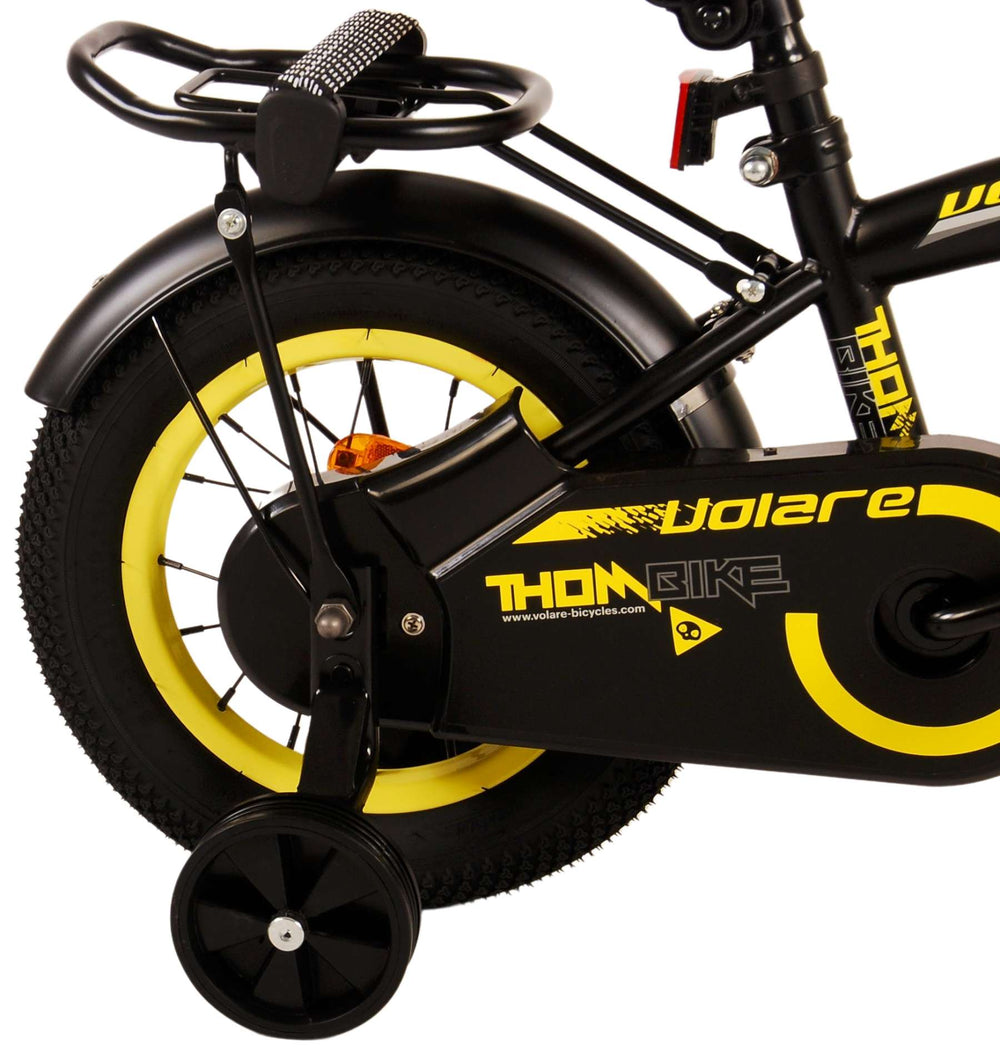 Volare Thombike Kinderbike - Jungen - 12 Zoll - Schwarzgelb