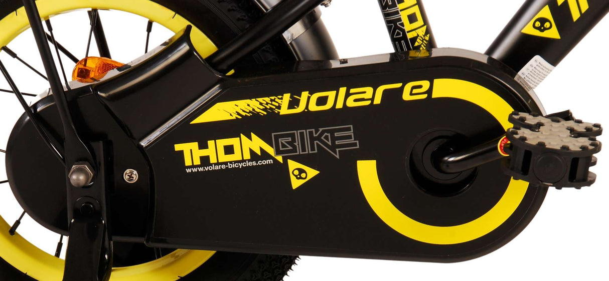 Volare Thombike Kinderbike - Jungen - 12 Zoll - Schwarzgelb