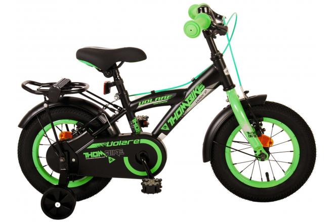 Volare Thombike Kinderbike Jungen 12 Zoll schwarzgrün zwei Handbremsen