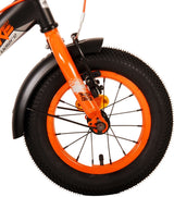 Volare Thombike Kinderbike - Jungen - 12 Zoll - Schwarzorange - Zwei Handbremsen
