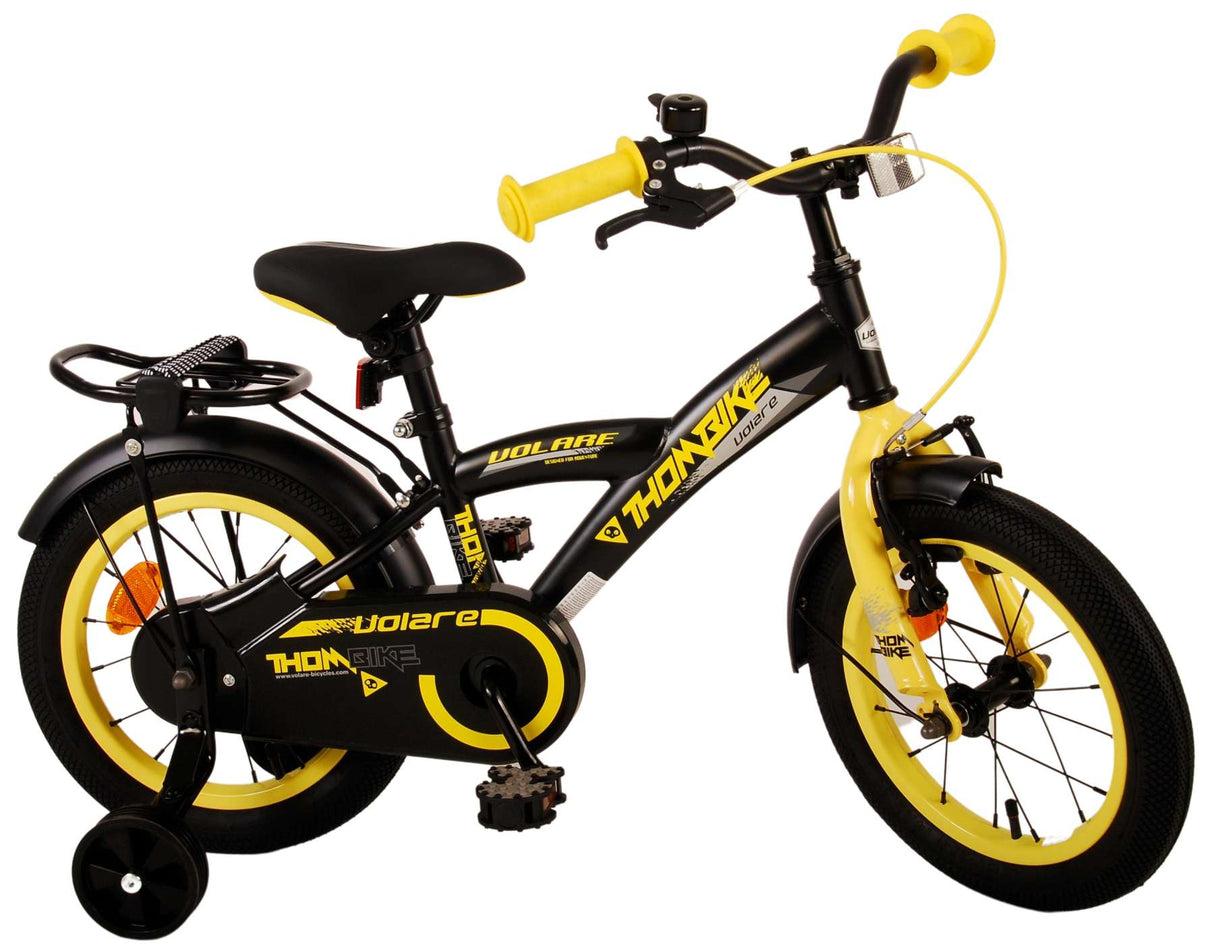 Volare Thombike Kinderbike - Jungen - 14 Zoll - Schwarzgelb