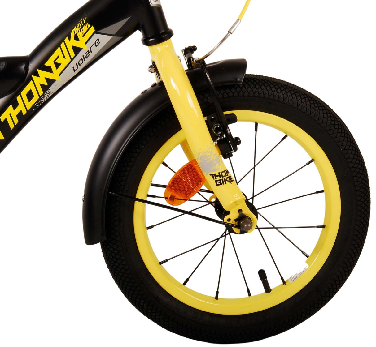 Volare Thombike Children's Bike Boys 14 tum svartgul