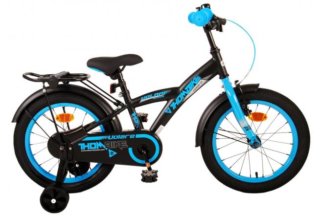 Volare thombike per bambini ragazzi blu da 16 pollici blu nero