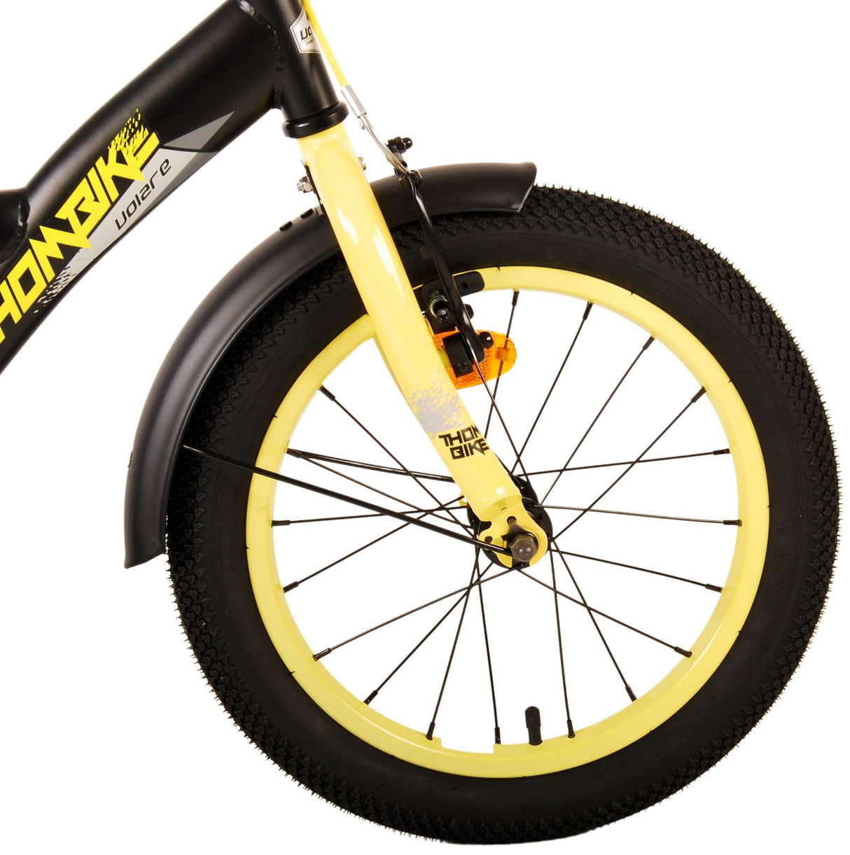 Volare Thombike Children's Bicycle - Jungen - 16 Zoll - Schwarzgelb
