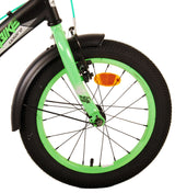 Volare Thombike Children's Bike - Drenge - 16 tommer - Black Green - To håndbremser