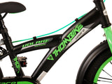 Volare Thombike Children's Bike - Drenge - 16 tommer - Black Green - To håndbremser