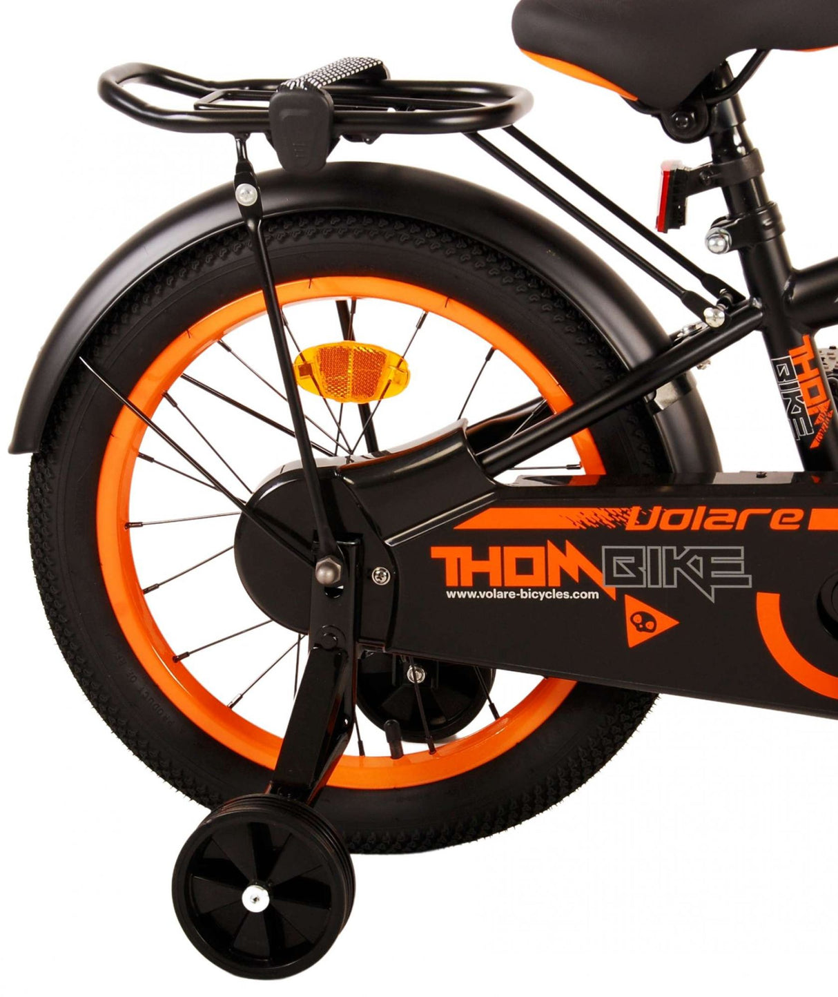 Volare Thombike Children's Bicycle - Boys - 16 tommer - Black Orange