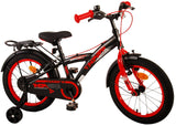 Volare Thombike Bike Children Bike Boys de 16 pulgadas Rojo Negro Dos frenos de manos