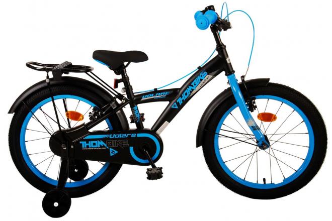 Volare Thombike Children's Bike Boys 18 pouces Black Blue Two Hand freins