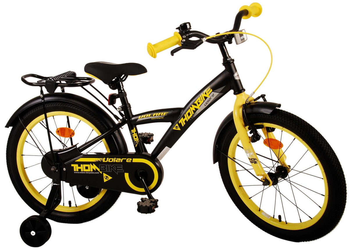 De Volore Thombike Kanner Bike Boys 18 Zoll schwaarz Giel