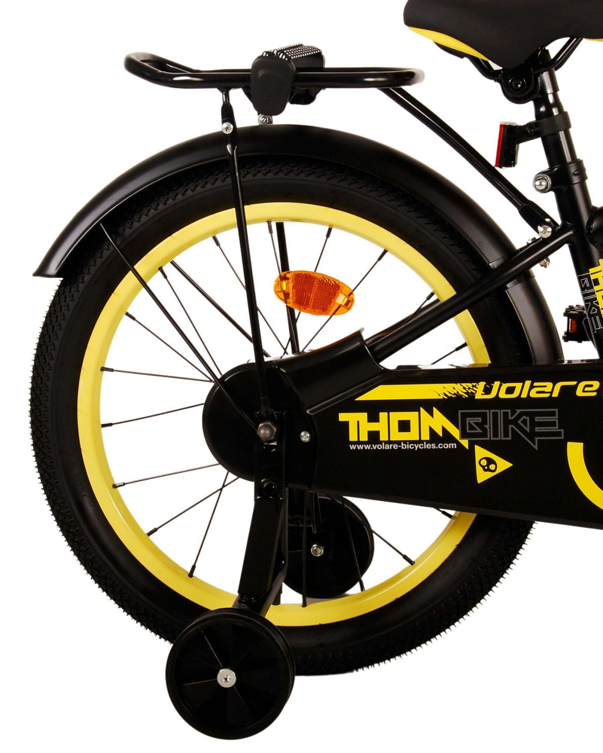 De Volore Thombike Kanner Bike Boys 18 Zoll schwaarz Giel