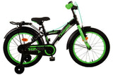 Volare Thombike Children's Bike Boys 18 Inch Black Green Two Hand Brakes