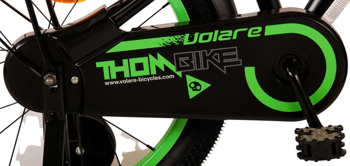 Volare Thombike Kinderbike Jungen 18 Zoll schwarzgrün