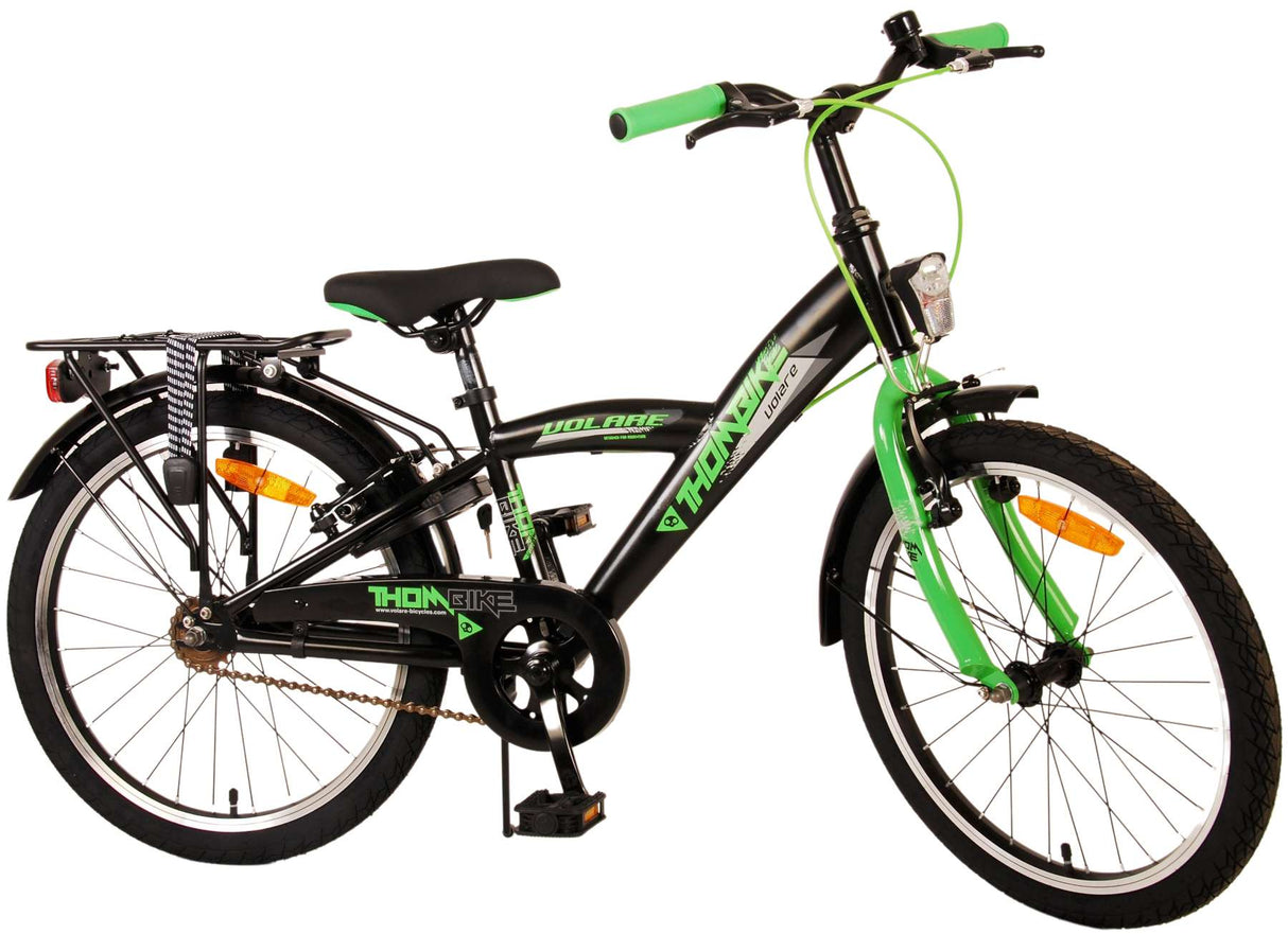 Volare Thombike Kinderbike Jungen 20 Zoll schwarzgrün zwei Handbremsen