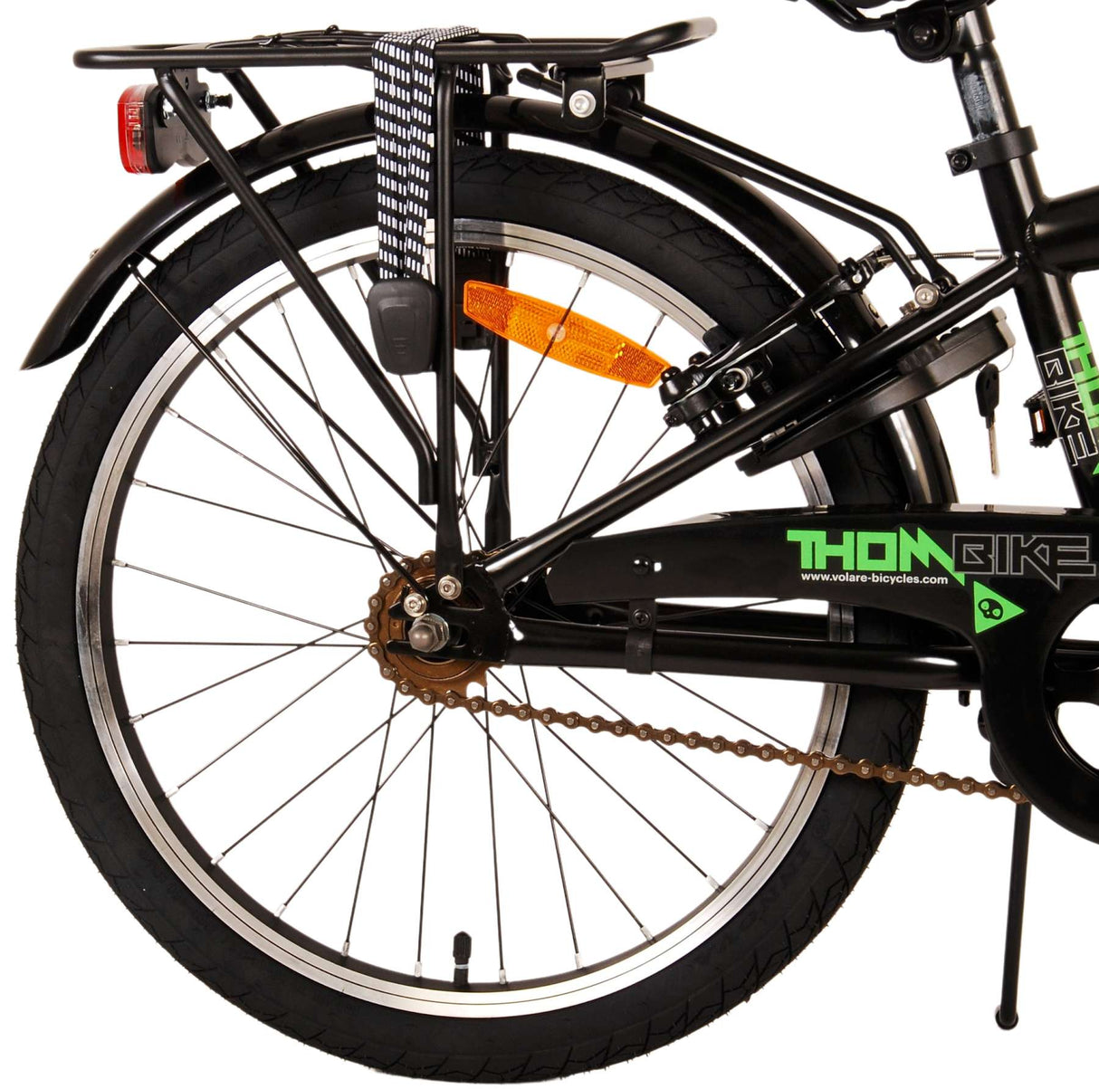 Volare Thombike Kinderbike Jungen 20 Zoll schwarzgrün zwei Handbremsen
