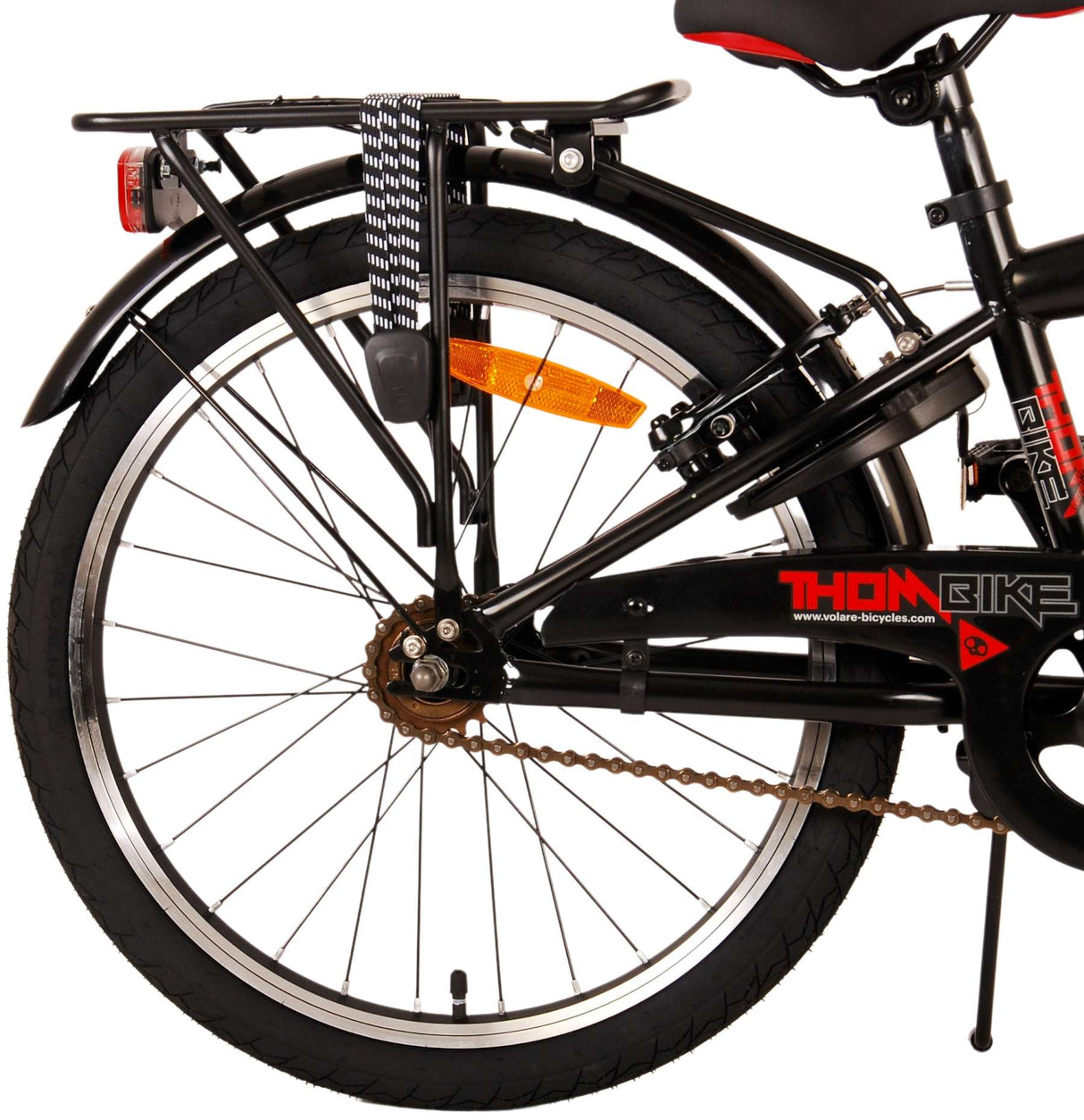 Volare Thombike Kinderbike Jungen 20 Zoll schwarz rote zwei Handbremsen