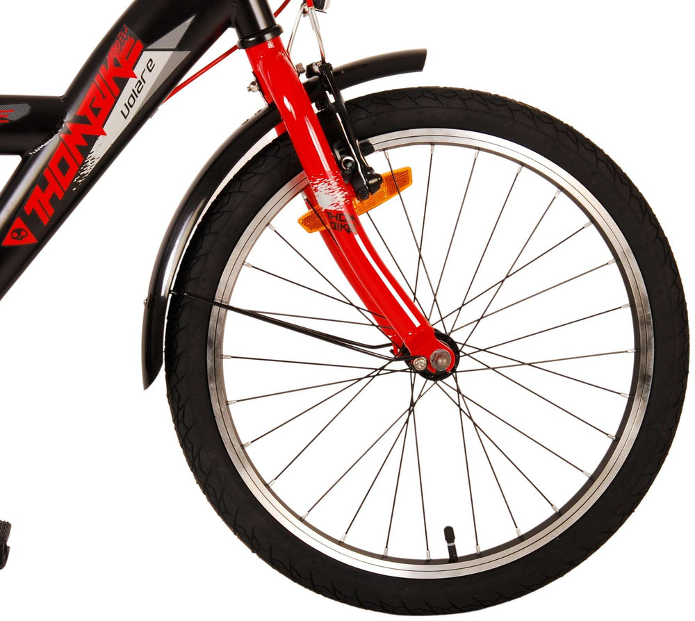 Volare Thombike Kinderbike Jungen 20 Zoll schwarz rote zwei Handbremsen
