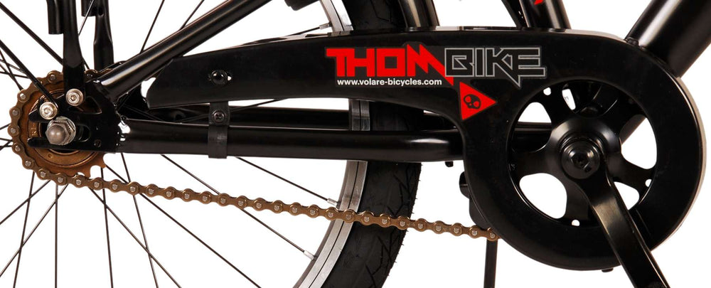 Volare Thombike Kinderbike Jungen 20 Zoll schwarz rote zwei Handbremsen