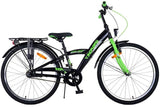 De Volore thombike Kanner Vëlo Jongen 24 Zoll Green Black 3 Gears