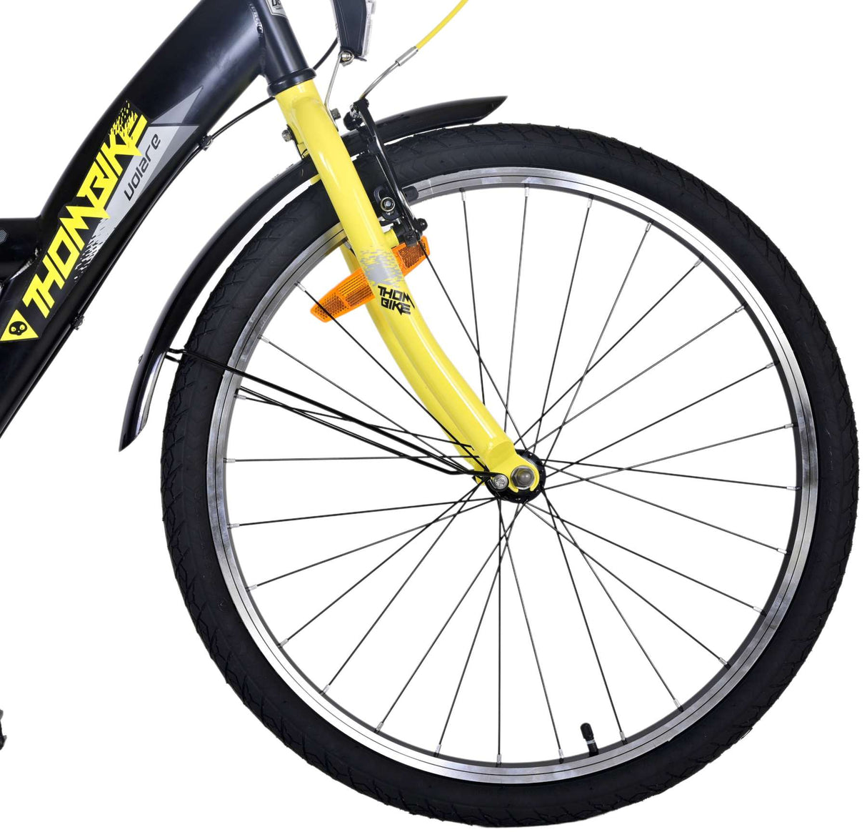 Volare Thombike Children's Bike Boys 24 Inch Yellow 3 gir