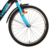 Volare Thombike Children's Bicycle - Jungen - 24 Zoll - Schwarzblau - Zwei Handbremsen