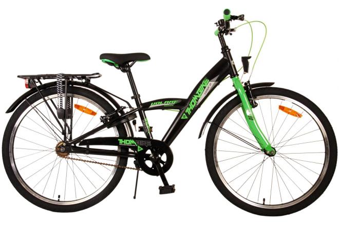 Volare Thombike Children's Bike Boys 24 tum Black Green Two Hand Brakes