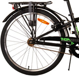 Volare Thombike Children's Bike Boys 24 tum Black Green Two Hand Brakes