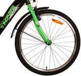 Volare Thombike Children's Bike - Jungen - 24 Zoll - Schwarzes Grün - Zwei Handbremsen