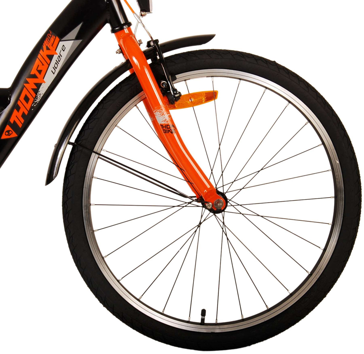 Volare Thombike Kinderrad Jungen 24 Zoll schwarz orange