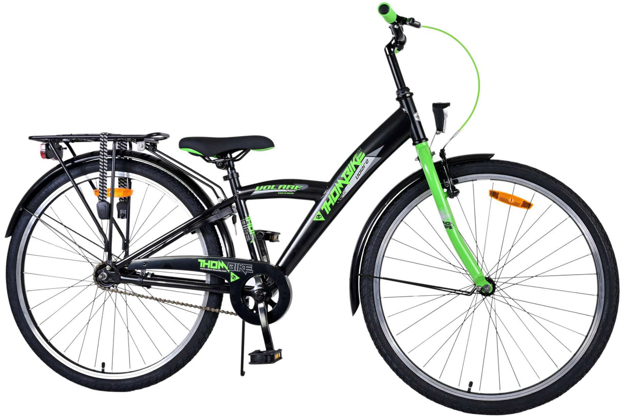 Volare Thombike Children's Bike Boys 26 Inch Black Green