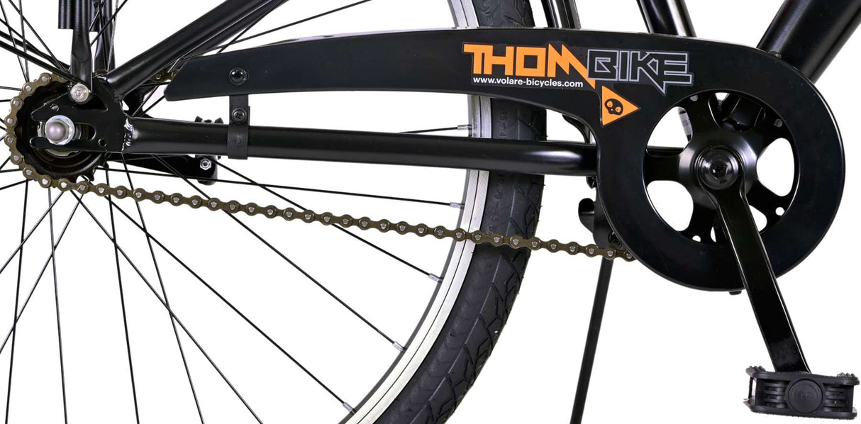 Volare thombike per bambini per bambini arancione nero da 26 pollici