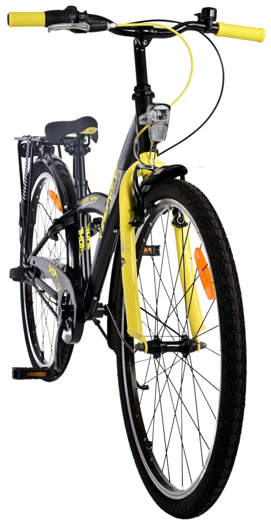 Volare Thombike Kinderbike Jungen 26 Zoll Black Yellow3 Zahnräder