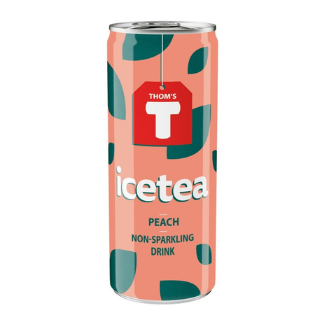 Thom's T Icetea Pfirsich ohne Kohlensäure Dose (24x 25cl)